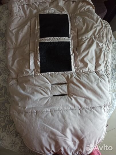 Зимний конверт в коляску leokid