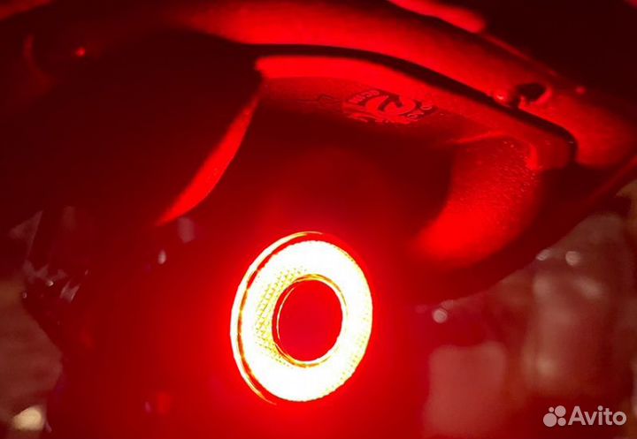 Велофонарь задний (алюминиевый корпус)