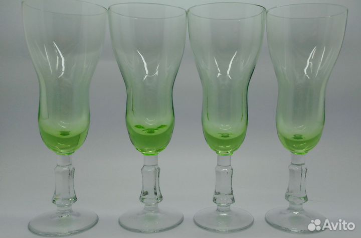 Фужеры цветное стекло СССР