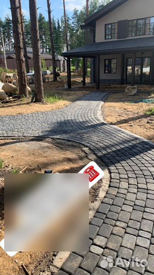 Укладка тротуарной плитки