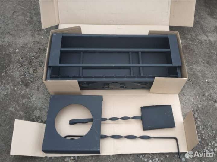 Мангал 2.2 и 3мм разборный с коваными элементами