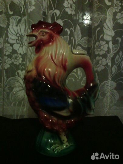 Антиквариат кувшин-петух