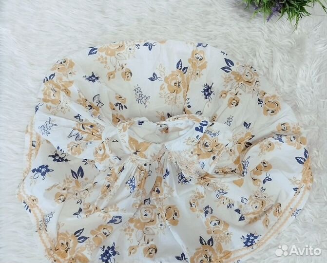 Летние брендовые платья ромпер малышке 80-86 см