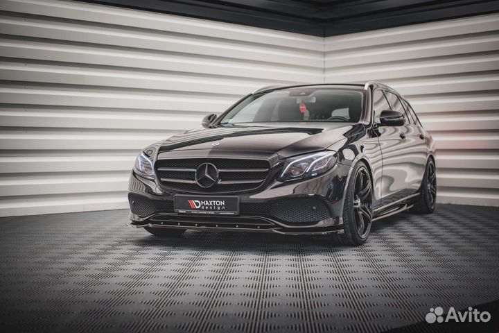 Накладка на бампер Mercedes E W213 (16+) MD