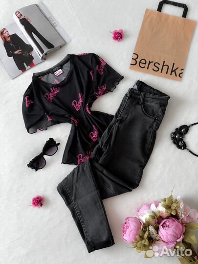 Oтличнaя одежда на лето пакетом 42-44 Bershka, HM