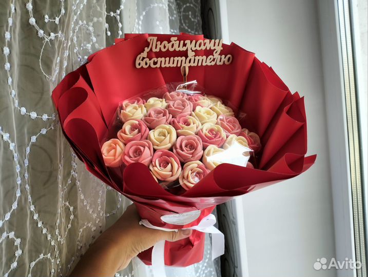 Букет из шоколадных роз