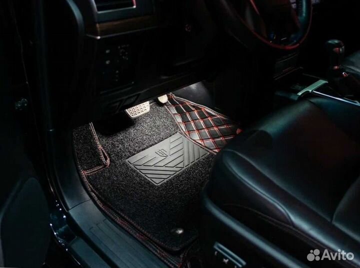 Автоковрики на Toyota prado
