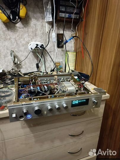 Усилитель радиотехника у- 7101 стерео. Обслужен