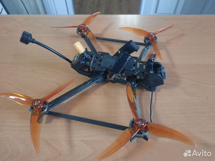 Fpv квадрокоптер Crocodile5 аналоговый - комплект