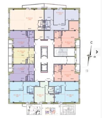 Квартира-студия, 38,7 м², 6/12 эт.