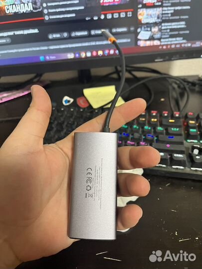 USB HUB baseus юсб с хаб