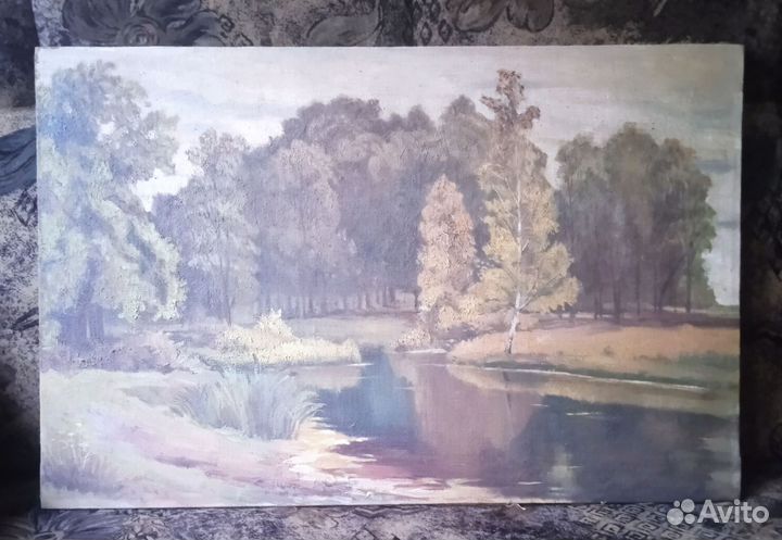 Картина маслом на холсте пейзаж природы