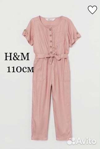 H&M 110 комбинезон летний/костюм, новый hm