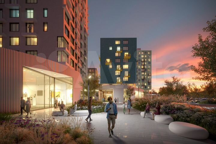 2-к. квартира, 67,3 м², 2/24 эт.