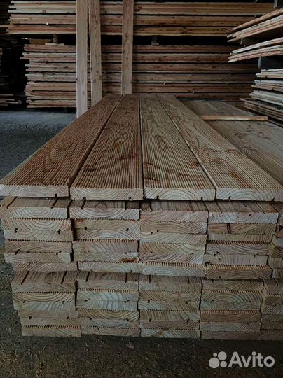 Шлифованные доски лиственницы 45x170 мм, высокоточ
