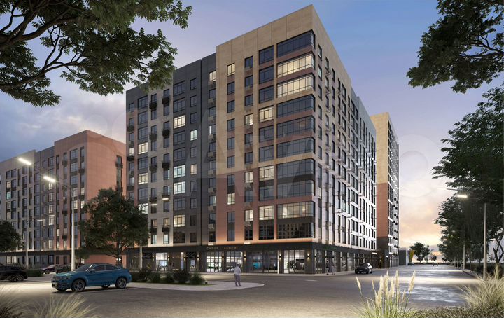 2-к. квартира, 81 м², 9/16 эт.