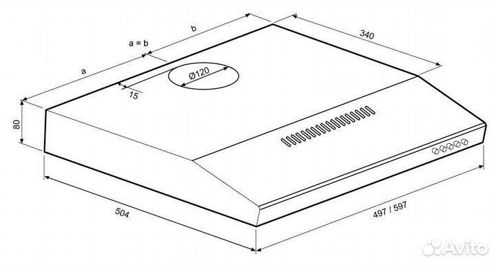 Вытяжка Krona Jessica Slim