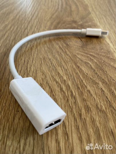 Адаптер кабель Mini DP - Hdmi Apple MacBook iMac
