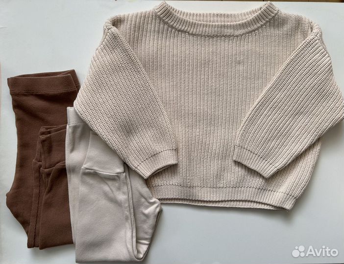 Вязаный джемпер, кофта для девочки или мальчика