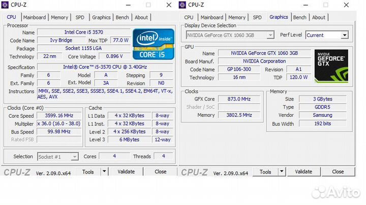 Игровой пк i5, GTX1060, 8gb, SSD