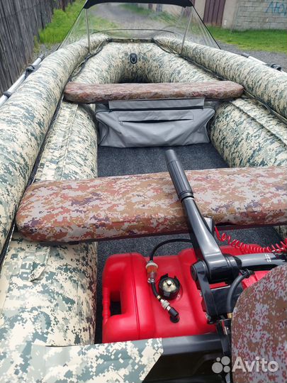 Лодка пвх Solar Стрела 420 с мотором Suzuki 20