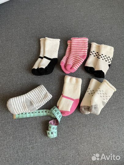 Носки 19 пар б/у для малышей Next,Carters,H&M