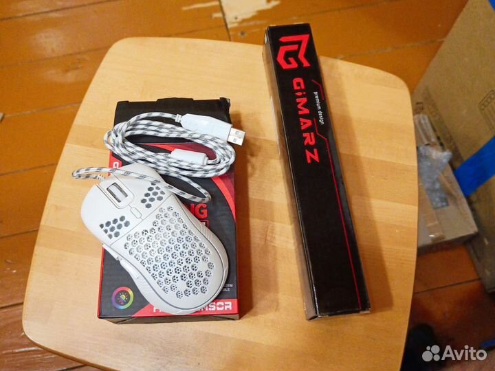 Мышь игровая+коврик