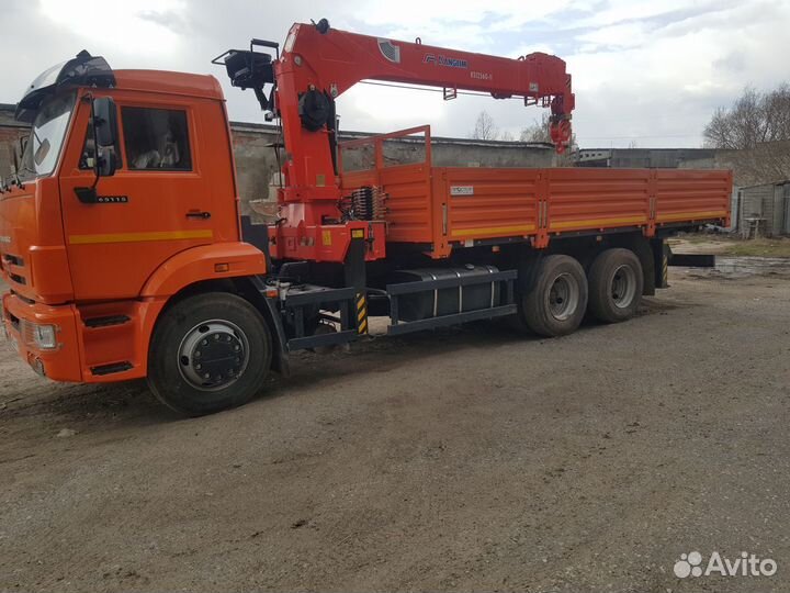 Аренда и услуги манипулятора, стрела 8 т, 20 м, борт 25 т, 6.5 м