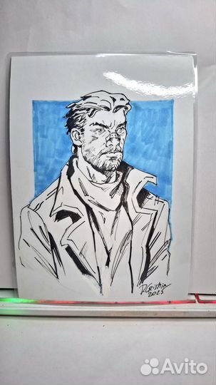 Скетч Майор Гром а5 Ламинирован