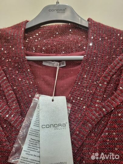Новое вязаное платье на чехле с пайетками 42 р