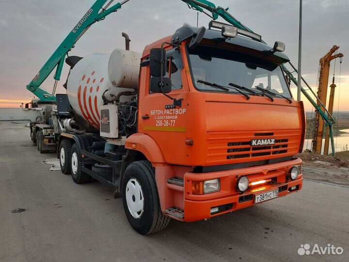 Автобетоносмеситель КамАЗ 6520, 2013