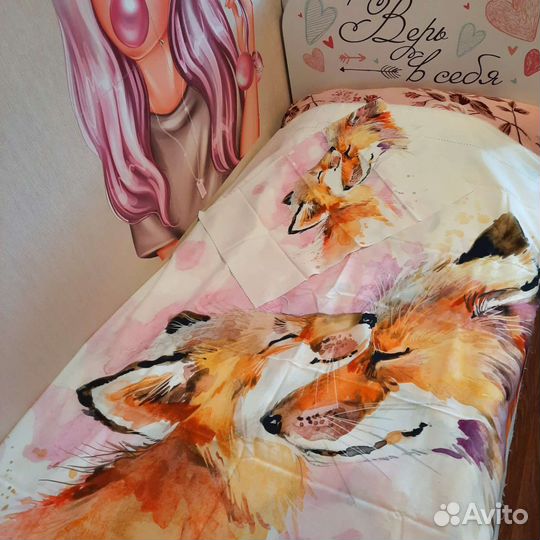 Ткань хлопок премиум для пледа, постельного белья