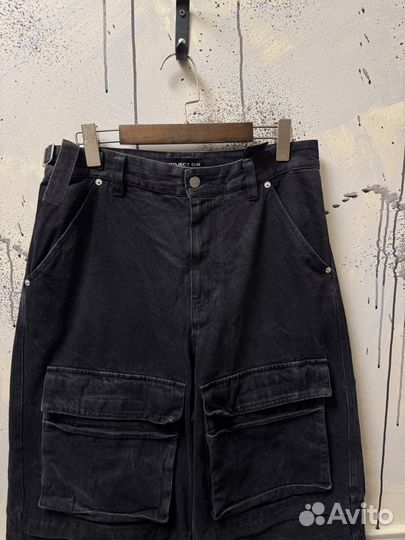 Джинсы Project Gr Black Big Heavy Over Оригинал