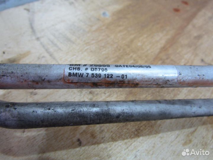 7539122 радиатор масленый бмв Х5 Е53. BMW X5 E53 4