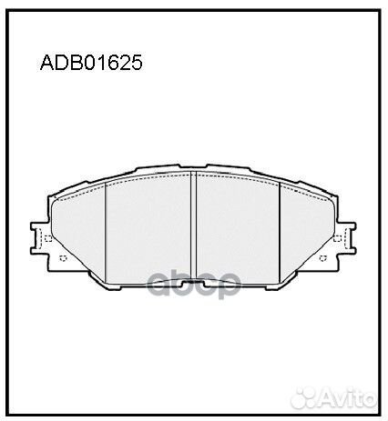 Колодки торм. pontiac RAV-4 III 02/06- ADB01625