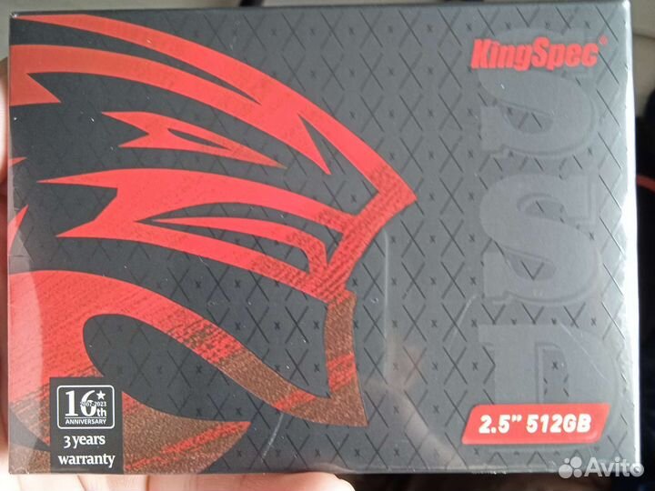 Ssd kingspec 512gb 2.5 sata(новый)