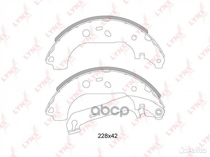 Колодки тормозные ford focus 2 04- задн. BS3004