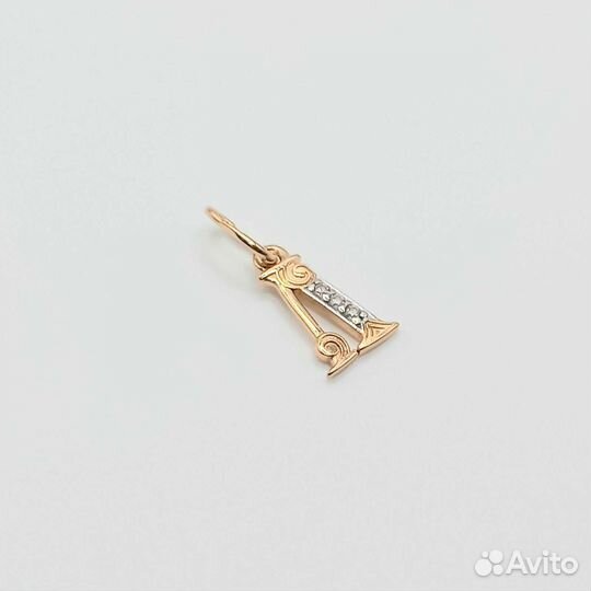 Золотая подвеска