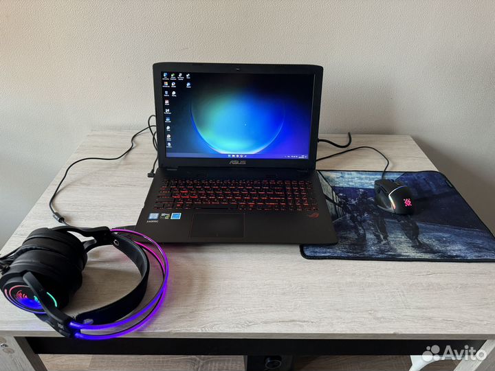 Игровой ноутбук Asus rog GL552v