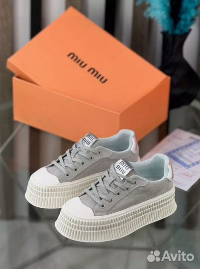 Кеды на платформе Miu Miu 39