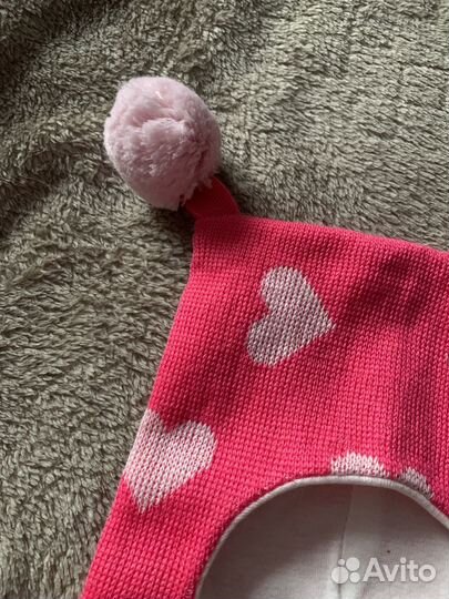 Шапка шлем для девочки