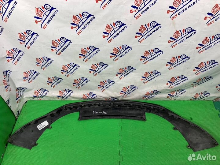 Спойлер (юбка) бампера передний Porsche Macan 95B