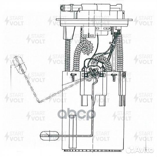 Топливный насос Toyota Avensis (03) 2.0i SFM1913