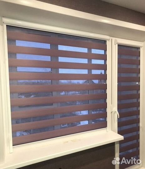 Рулонные шторы день, ночь