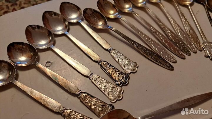 Чайные ложки мельхиор СССР