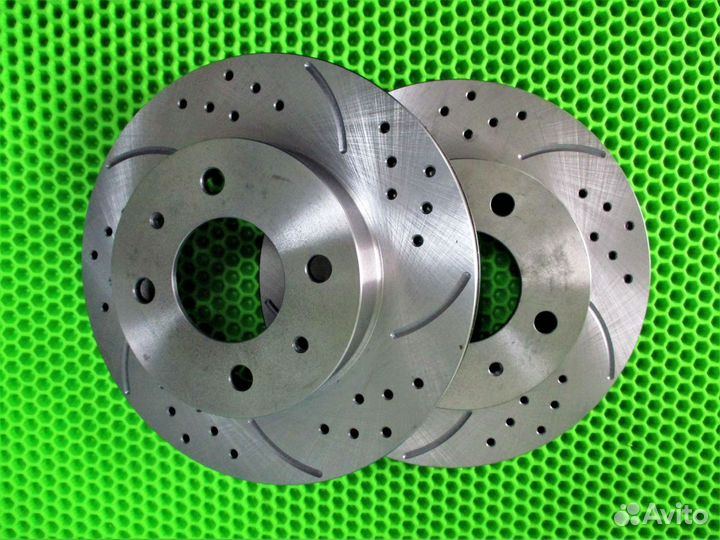 Диск тормозной перфорированный Hyundai Accent