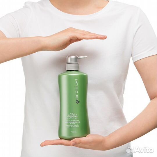 Шампунь-кондиционер 2 в 1 satinique amway