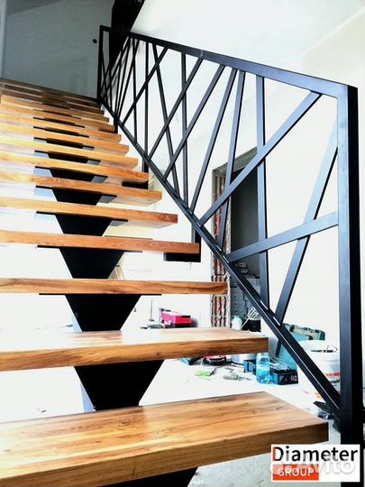 Производство маршевой лестницы на монокосоуре