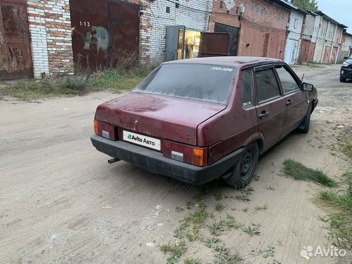 ВАЗ 21099 1.5 МТ, 2001, 100 000 км