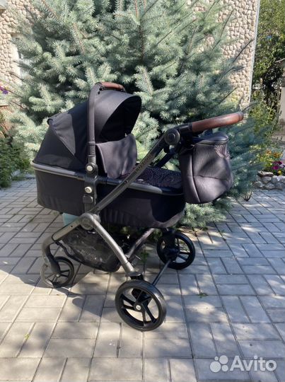 Коляска 3 в1 Люксмам к - 92 (черная )